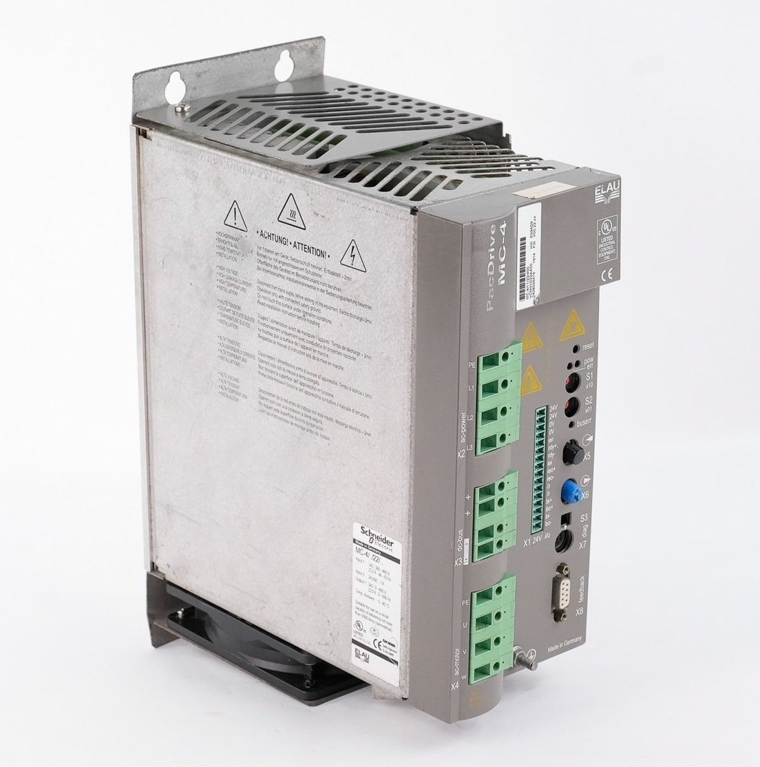 Schneider Electric Elau MC-4/11/22/400 PacDrive MC-4 Servo Drive (FW V22.01)