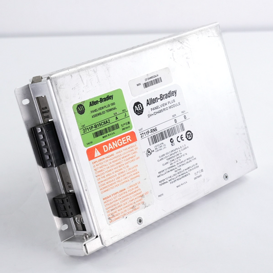 Allen Bradley 2711P-RN6 /B Rev B PanelView Plus DH+/RIO/DH485 Logic Module