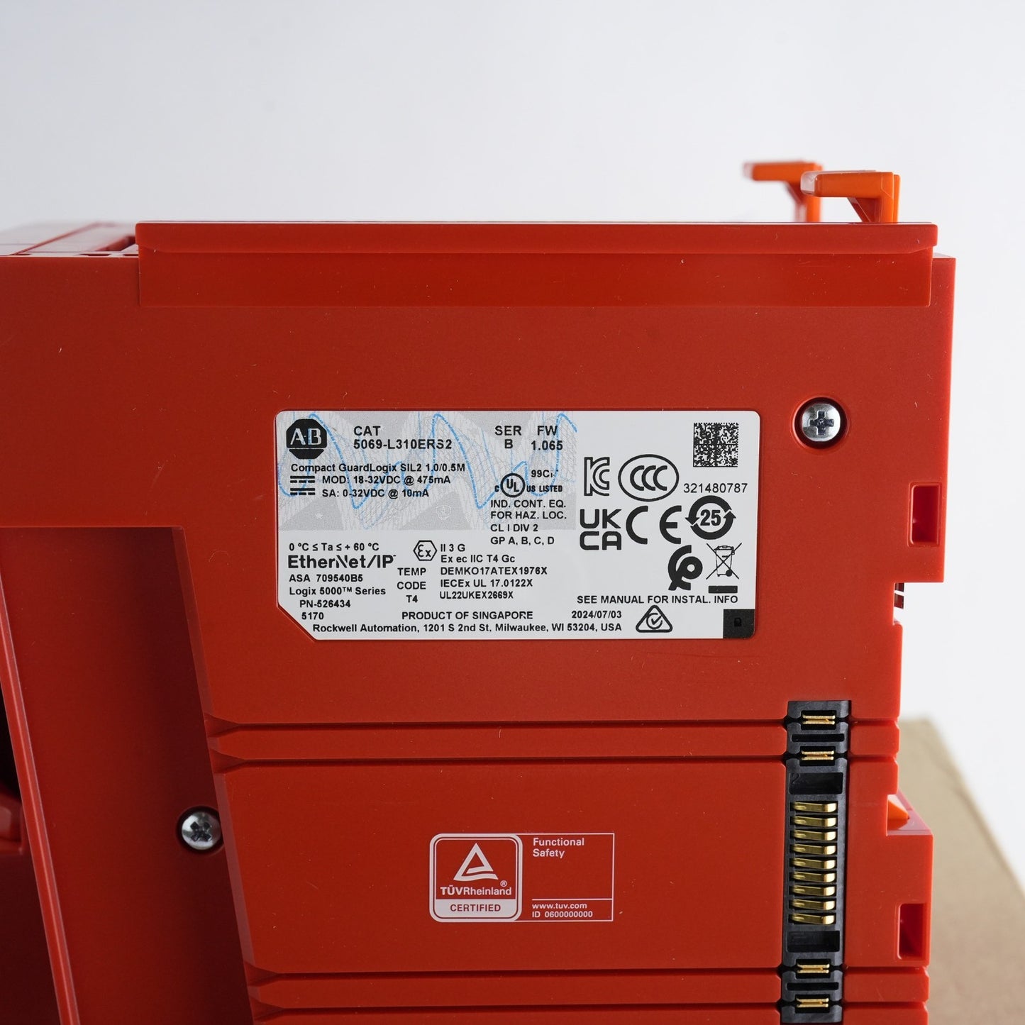 Allen Bradley 5069-L310ERS2 /B SIL2 Safety PLC Controller Compact GuardLogix