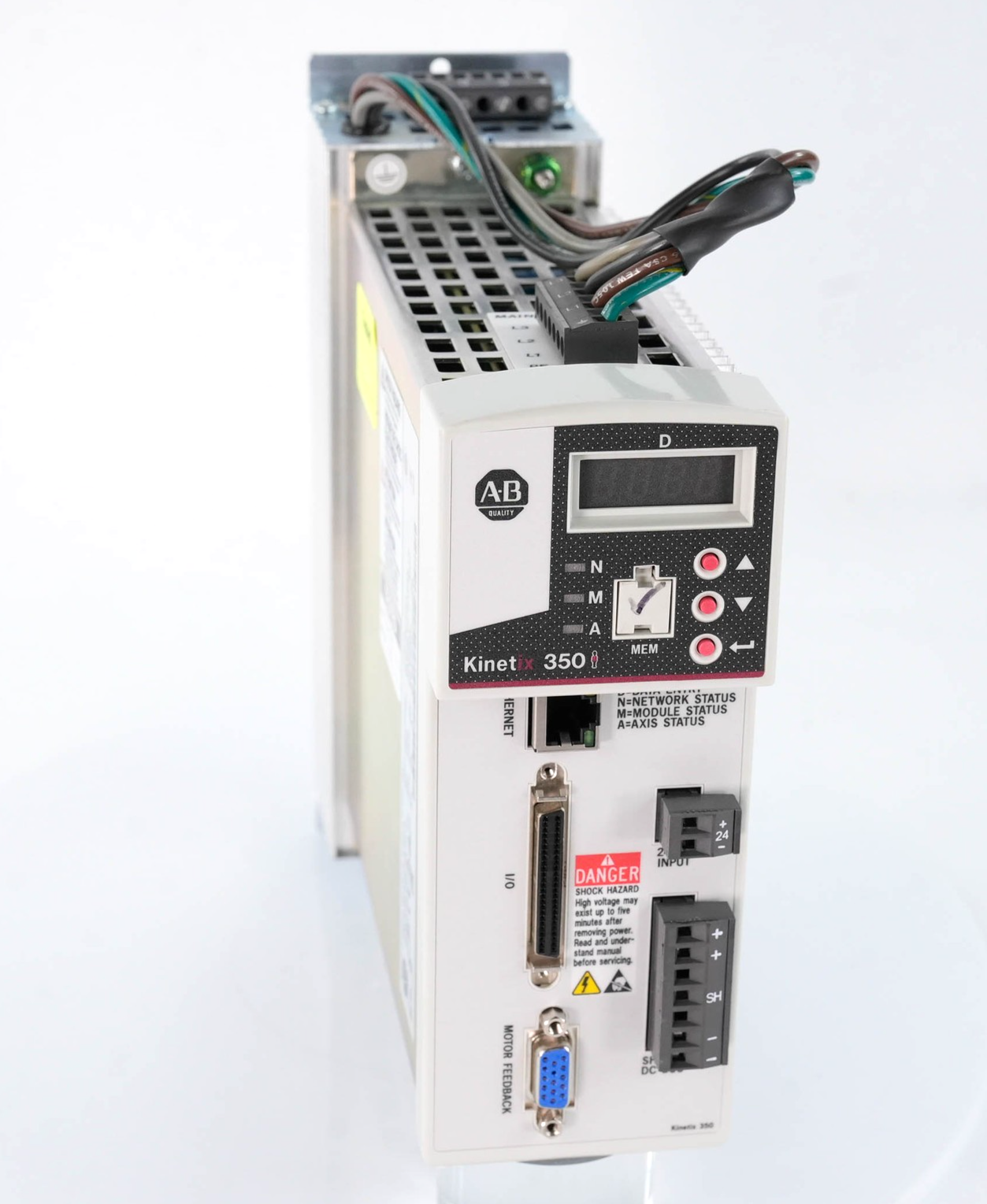 Allen Bradley 2097-V34PR3-LM /A Kinetix 350 Drive 480V 2A 1kW + 2097-F4 Filter