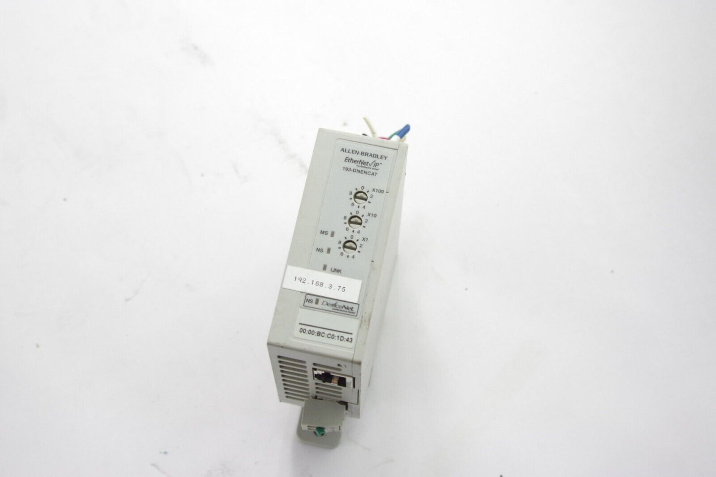 Allen Bradley 193-DNENCAT SER. A Communications Auxiliary, EtherNet/IP