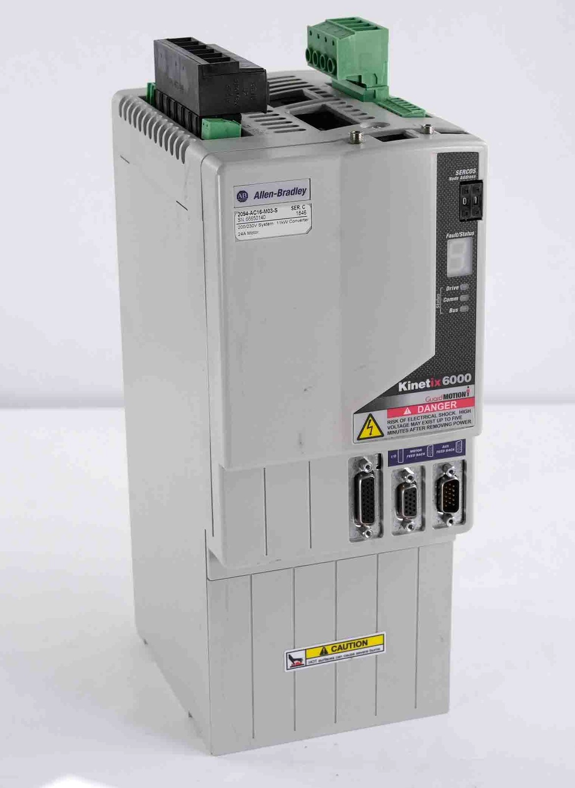 Allen Bradley 2094-AC16-M03-S /C Kinetix 6000 Integrated Axis Module 11kW 24A