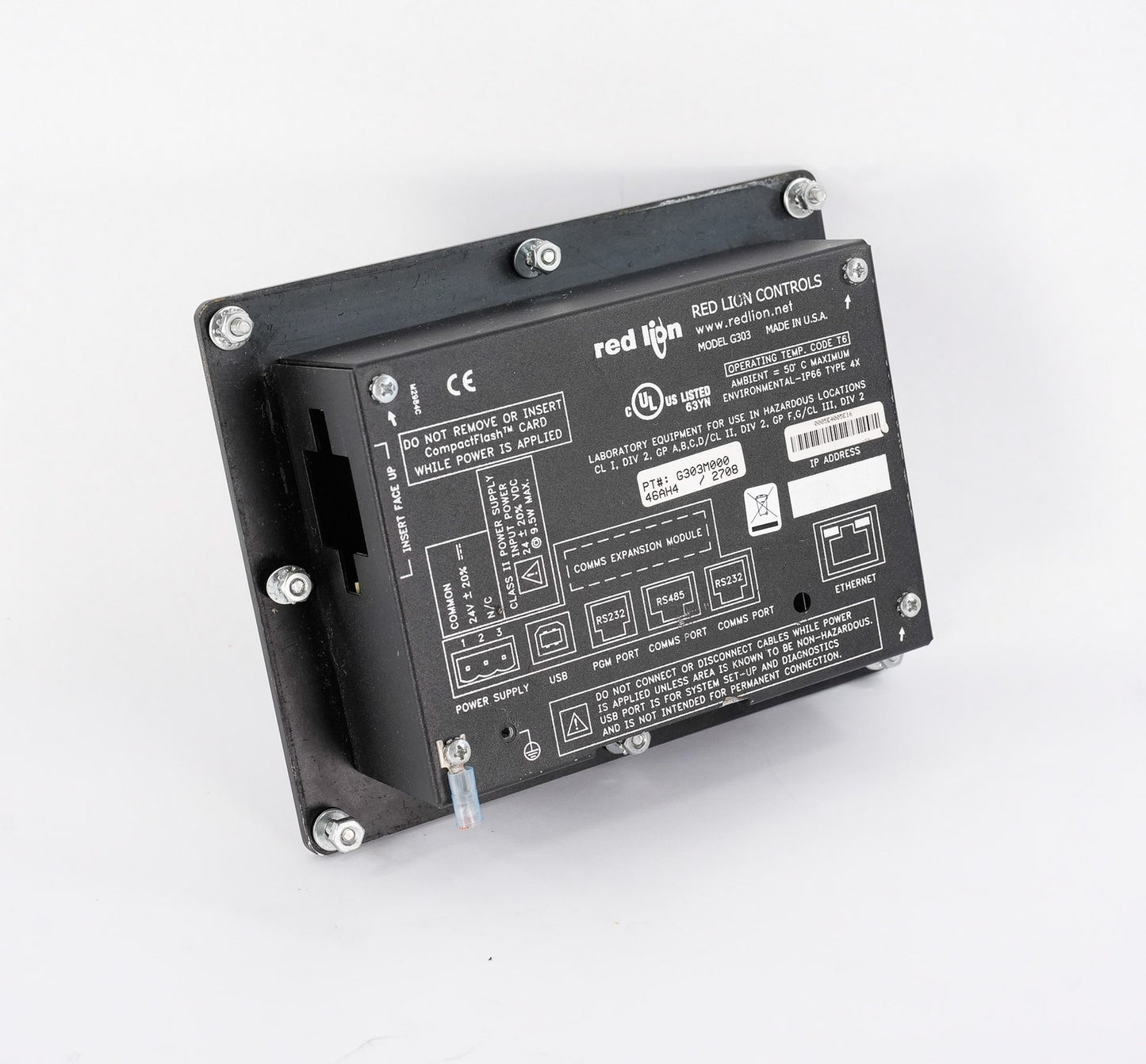 Red Lion Controls G303M000 HMI Display Panel G3 Series