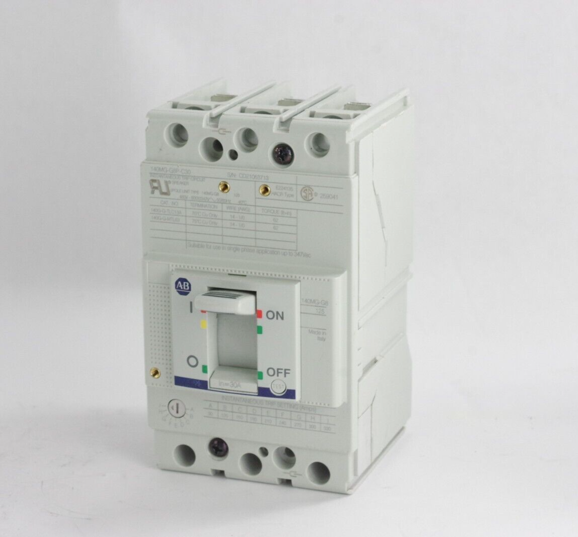 Allen Bradley 140MG-G8P-C30 Motor Protection Circuit Breaker 50-60Hz