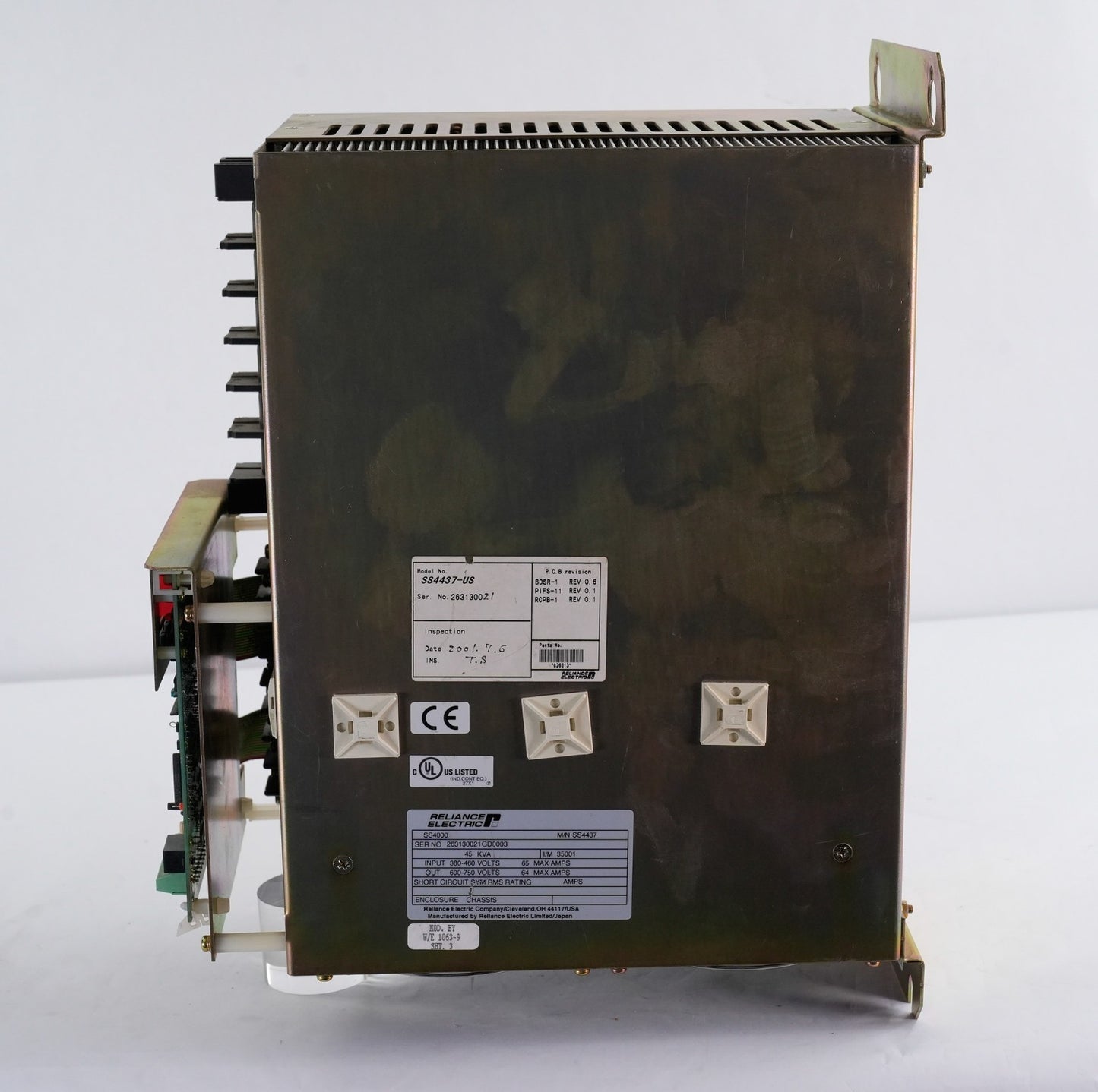Reliance Electric SS4000 Drive 45KVA 50/60Hz 3-Ph 380-750V SS4437-US No Cover
