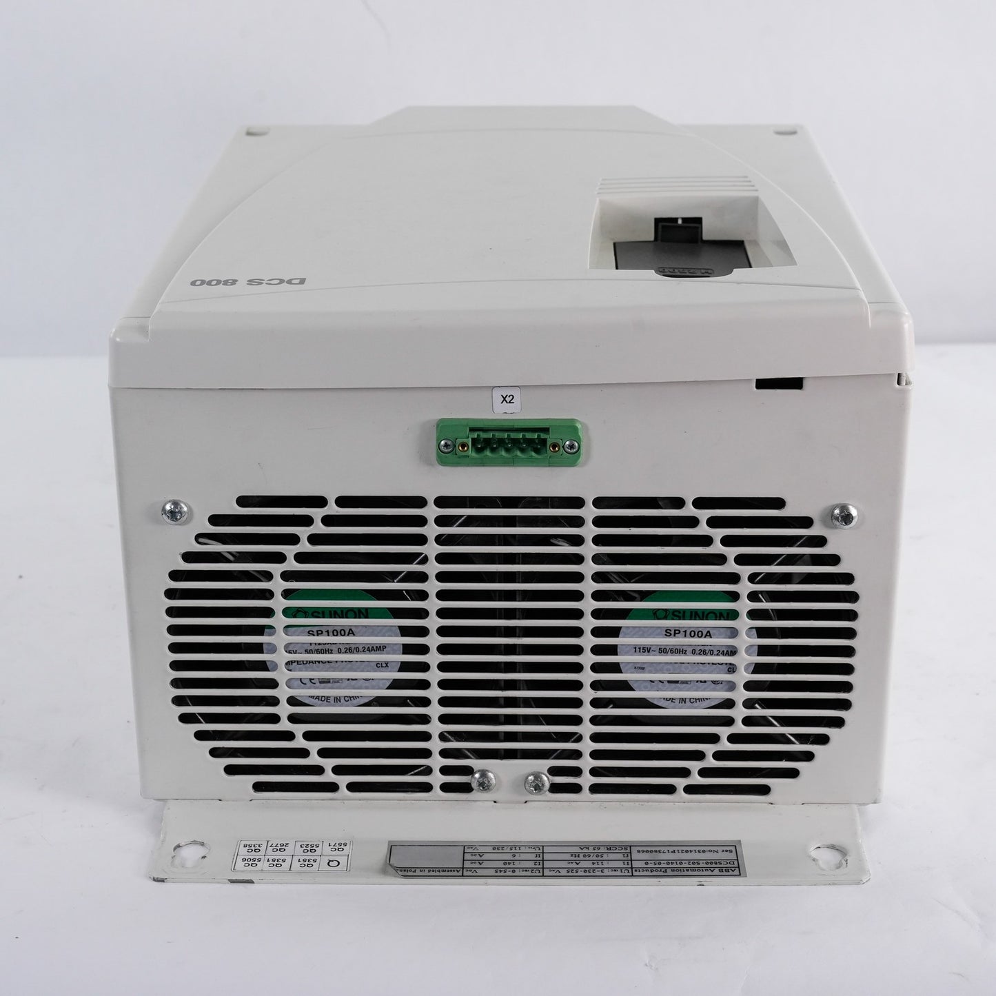 ABB DCS800-S02-0140-05-0 DC Drive 140A 545VDC 3-Phase DCS800S020140050