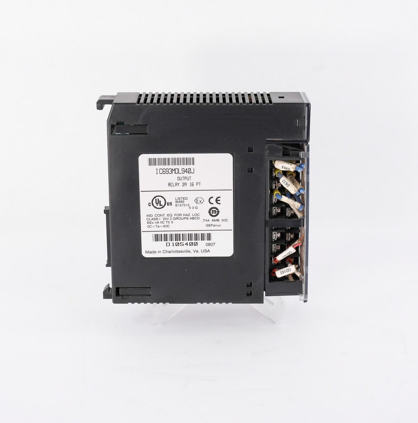 GE FANUC IC693MDL940J Output Relay 2A 16-Point Module IC693MDL940J