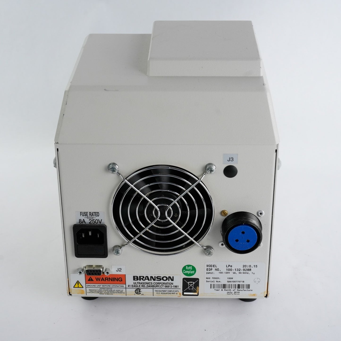 Branson 20:0.15 LPe Ultrasonic Welder 20:0.15:2CH 100-132-928R