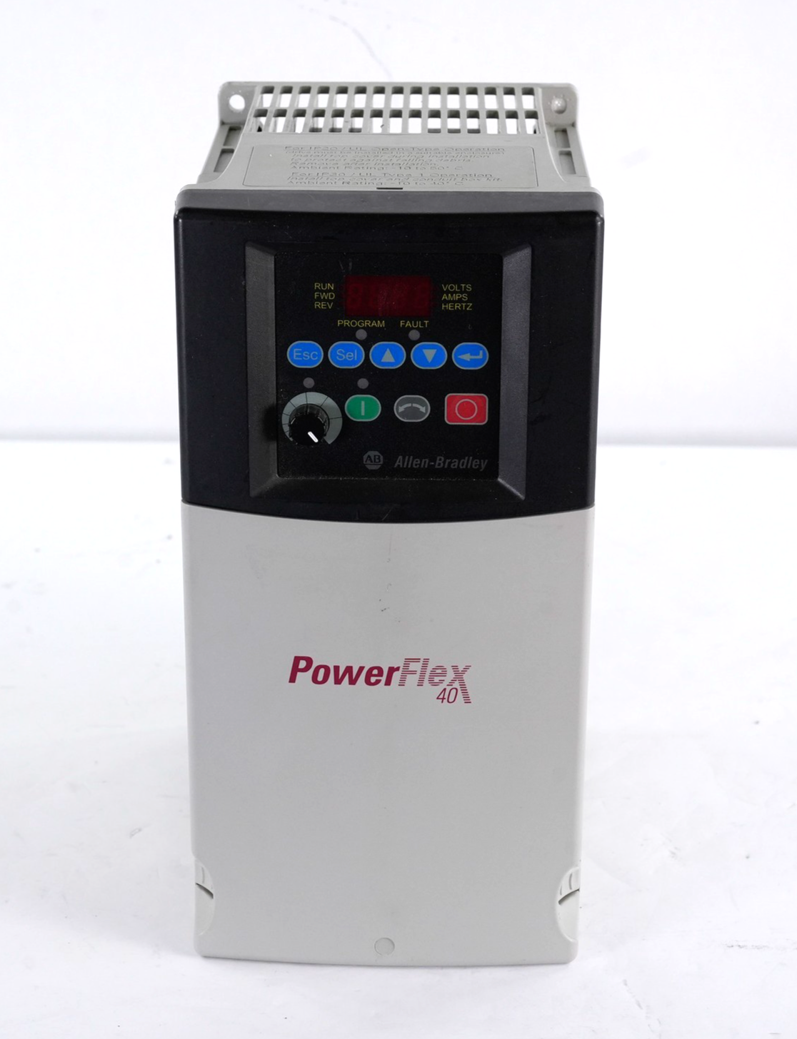 Allen-Bradley 22B-D012N104 /A PowerFlex 40 AC Variable Frequency Drive 7.5hp