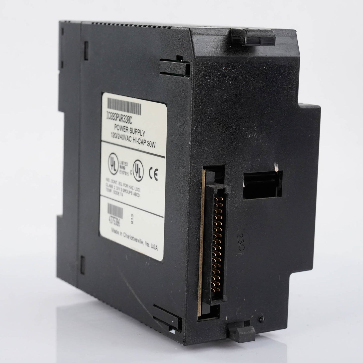 GE FANUC IC693PWR330C Series 90-30 PLC High Capacity Power Supply 120/240VAC 30W