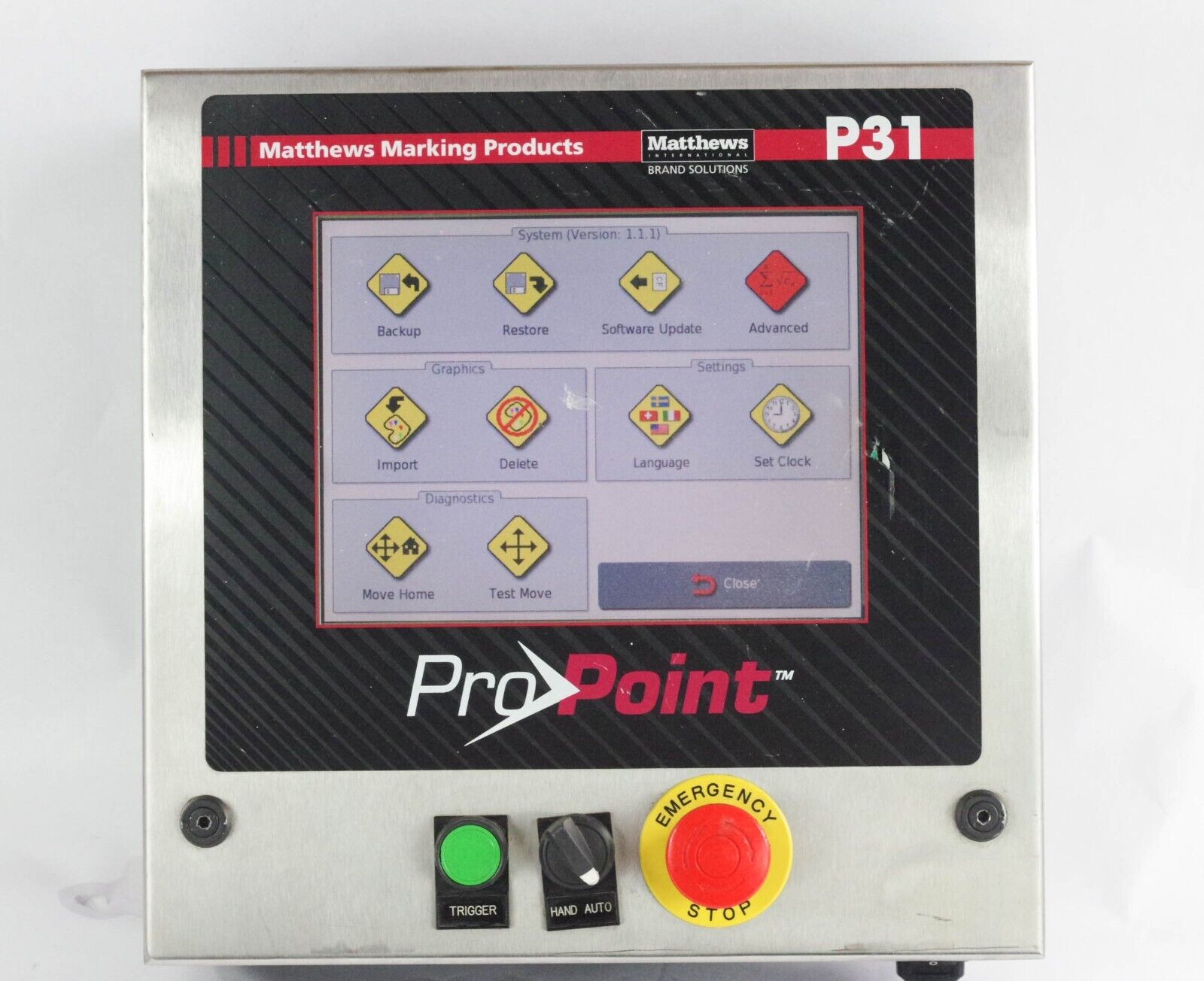 PROPOINT P31 INDUSTRIAL INDENT MARKING INTERFACE DISPLAY D3553-501-00 ...
