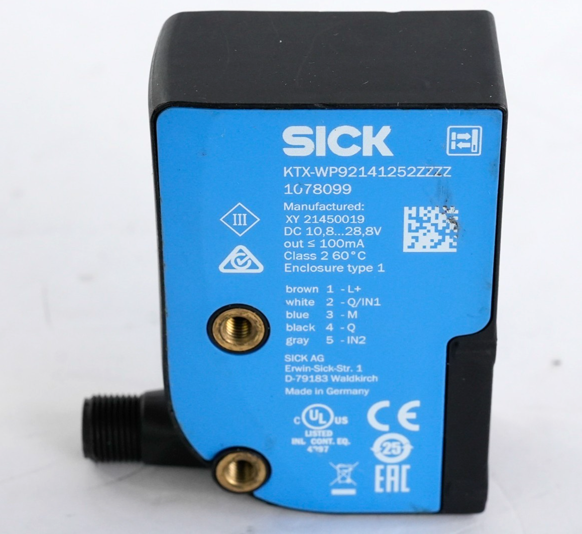 SICK KTX-WP92141252ZZZZ 13mm Contrast Sensor KTXWP92141252ZZZZ