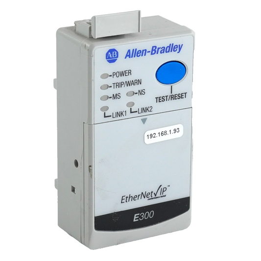 Allen Bradley 193-ECM-ETR /A E300 Ethernet/IP Communication Module PN-190614