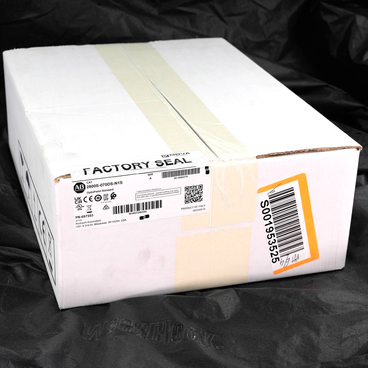 Allen Bradley 2800S-070DS-N1S /A Optixpanel Standard Terminal 2800S070DSN1S