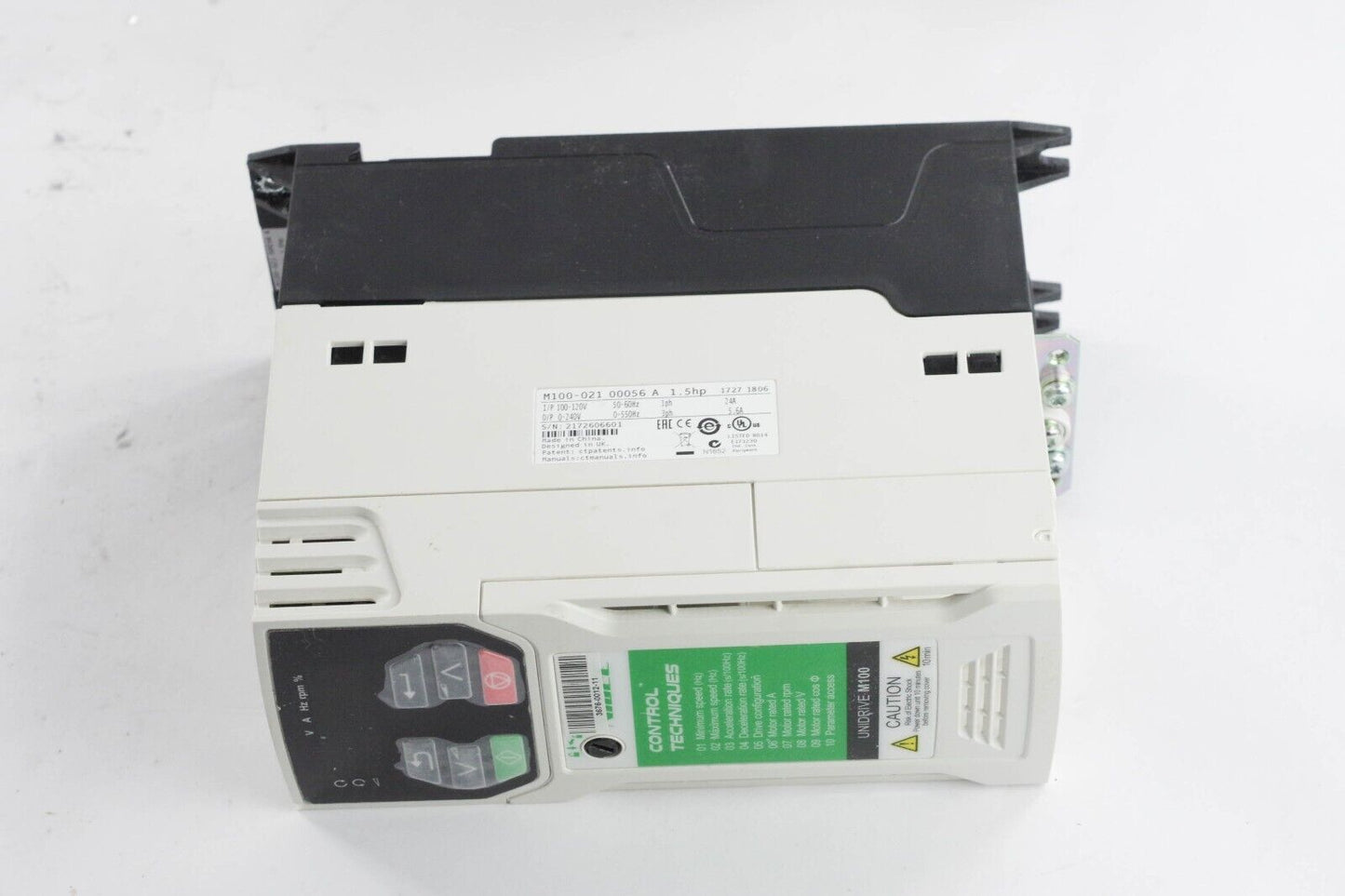 Nidec Control Techniques Unidrive M100 AC Drive M100 02100056A10101AB100