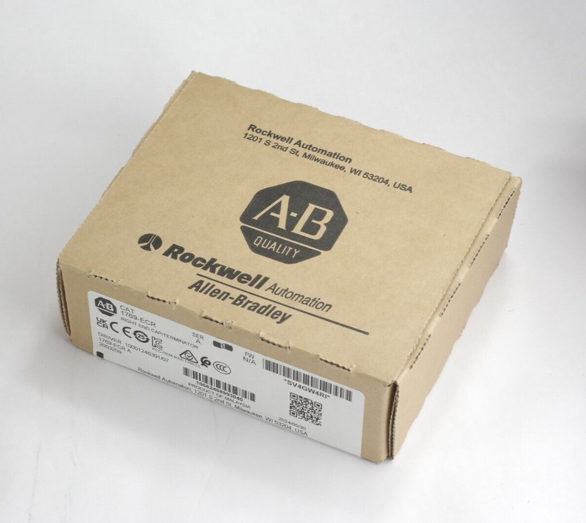 Allen Bradley 1769-ECR Ser A Industrial Control Syste CompactLogix I/O Sealed