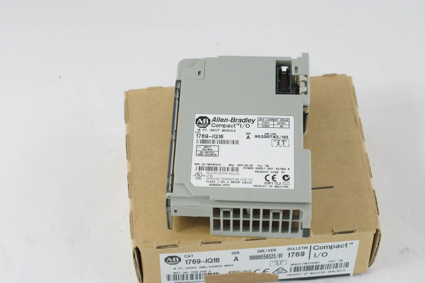 Allen Bradley 1769-IQ16 /A Compact I/O Input Module Ser A