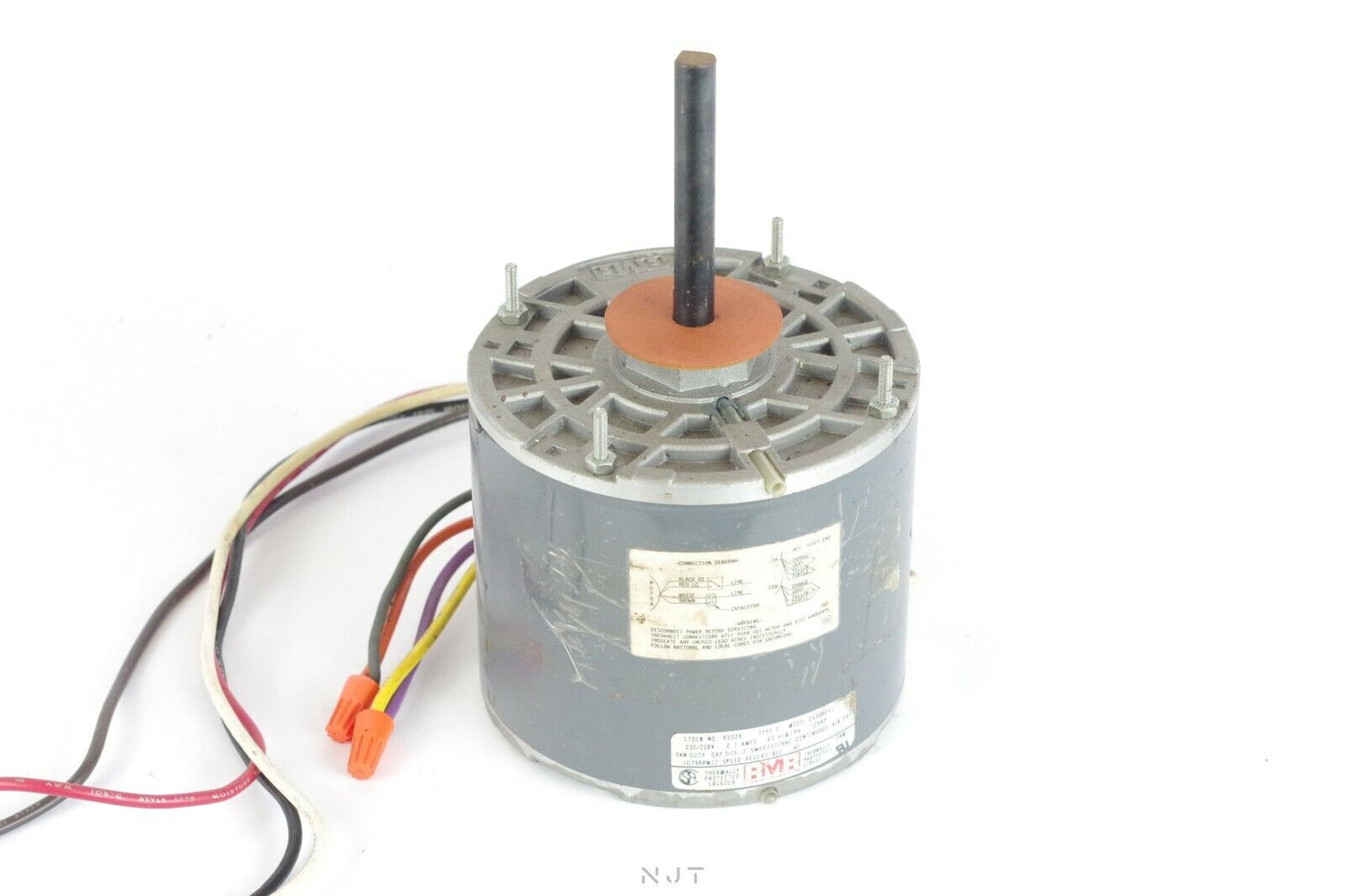 RMR R3029 Type C C630REV1 230/208V 2.3 A1/3hp MOTOR 1075 RPM 2 Speed Reversible