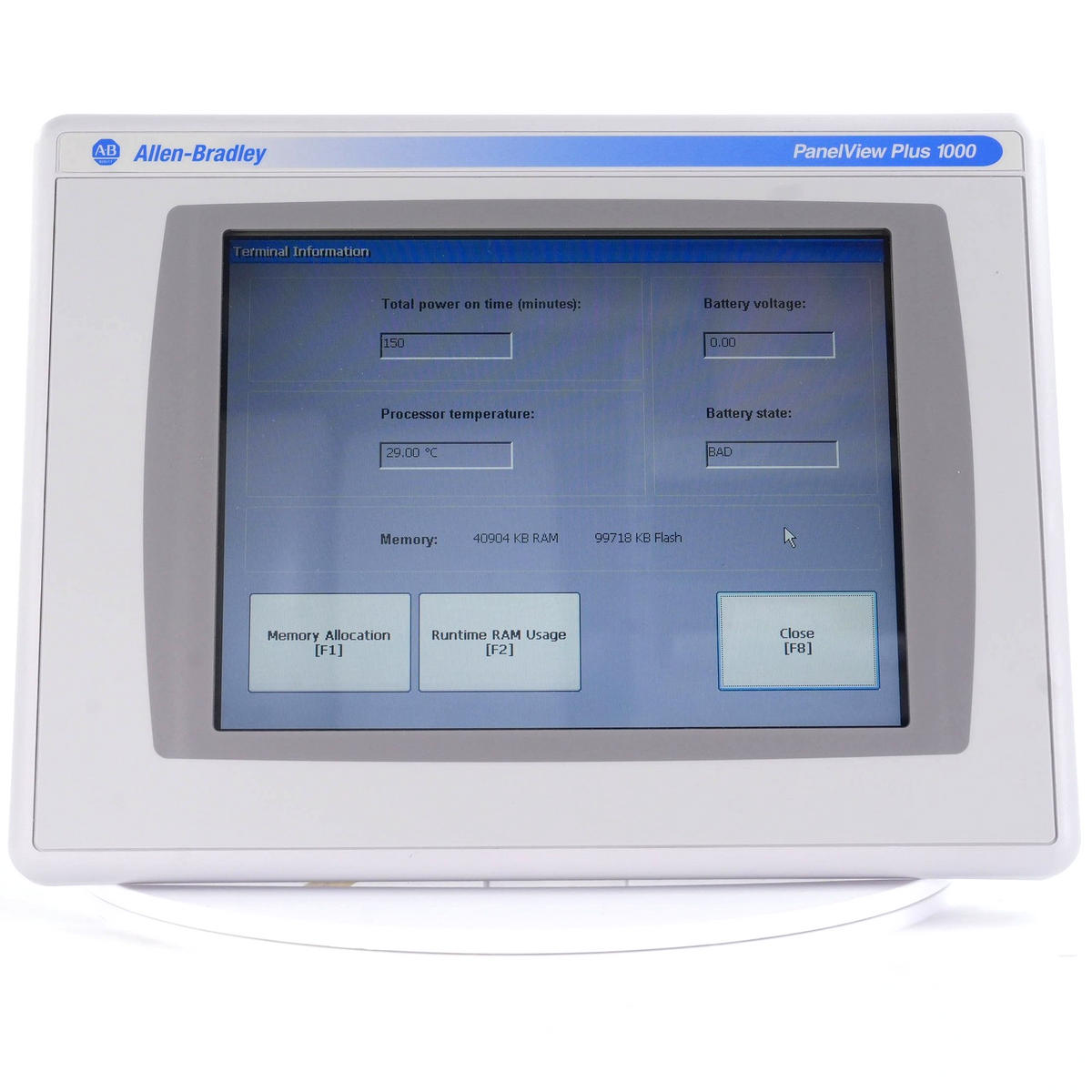 Allen Bradley 2711P-T10C4D1 /A PanelView Plus 1000 24VDC 2711P-RDT10C /B RP1 /G