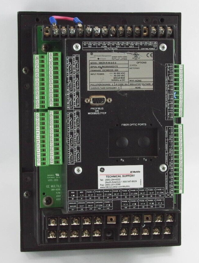 GE General Electric 369-HI-R-M-0-E-0 / 369HIRM0E0 Motor Management Relay