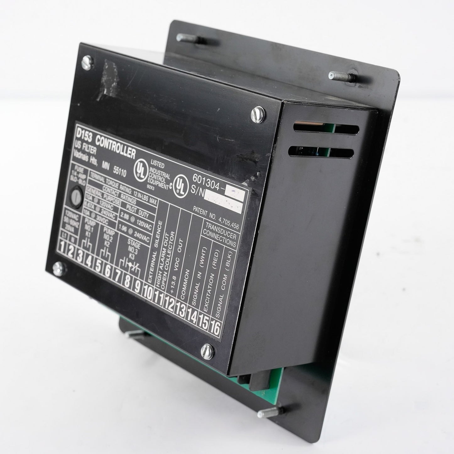 US Filter Control Systems D153 Pump Controller 601304