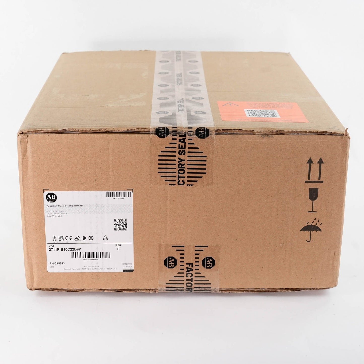 Allen Bradley 2711P-B10C22D9P Ser B PanelView Plus 7 10.4 2711PB10C22D9P Sealed