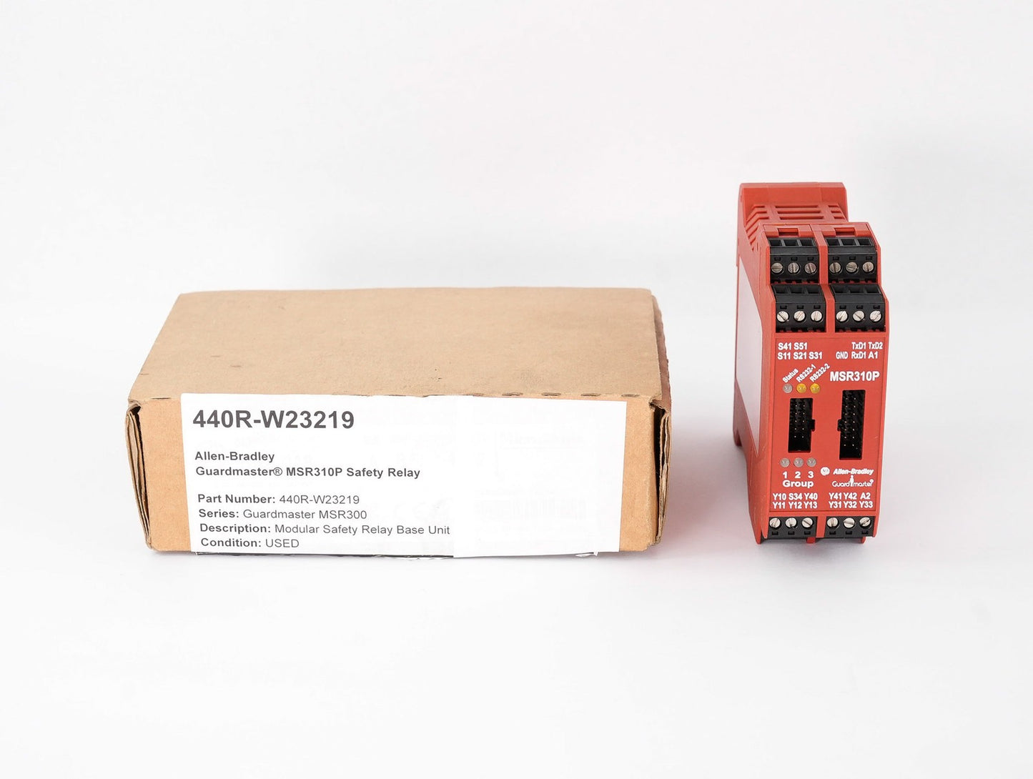 Allen Bradley 440R-W23219 /A Guardmaster Safety Relay MSR310P 440RW23219 Used