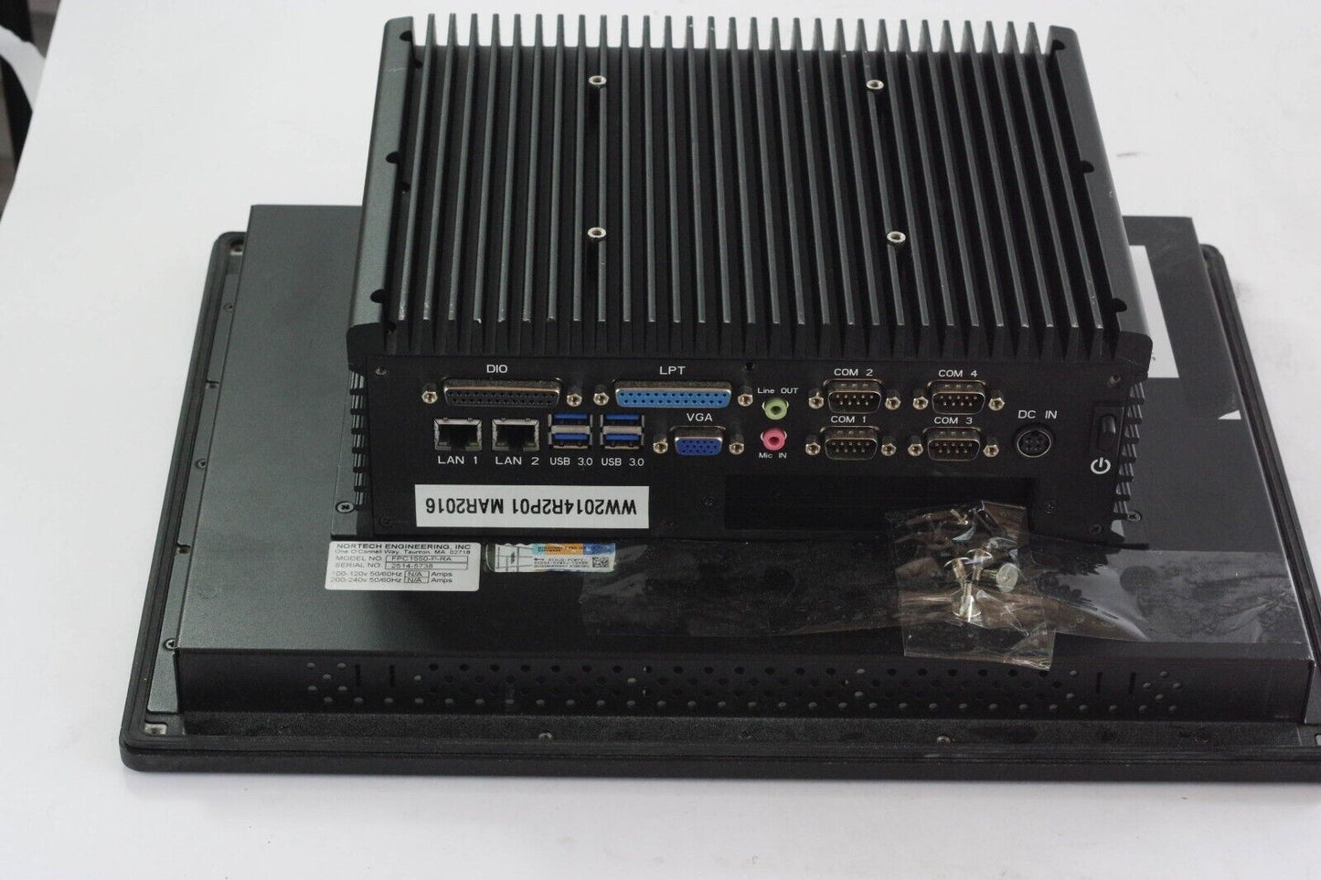 Nortech FPC1550-P-RA FPC "50" Series Industrial Panel PC- No HD Or OS