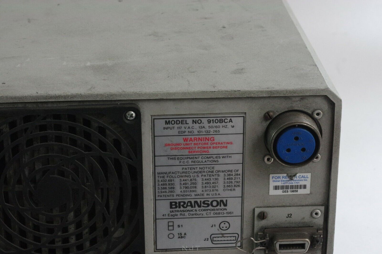 BRANSON 900 BCA CONTROL 910BCA ULTRASONIC WELDER - Parts or Repair