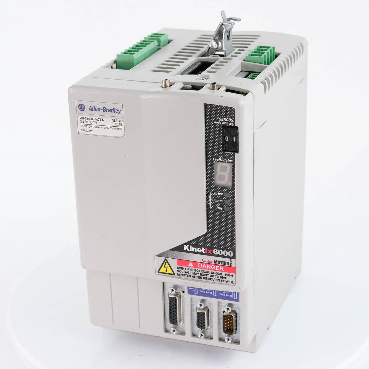 Allen Bradley 2094-AC09-M02-S Ser C Kinetix 6000 400V 9A AM Axis Module Refurb