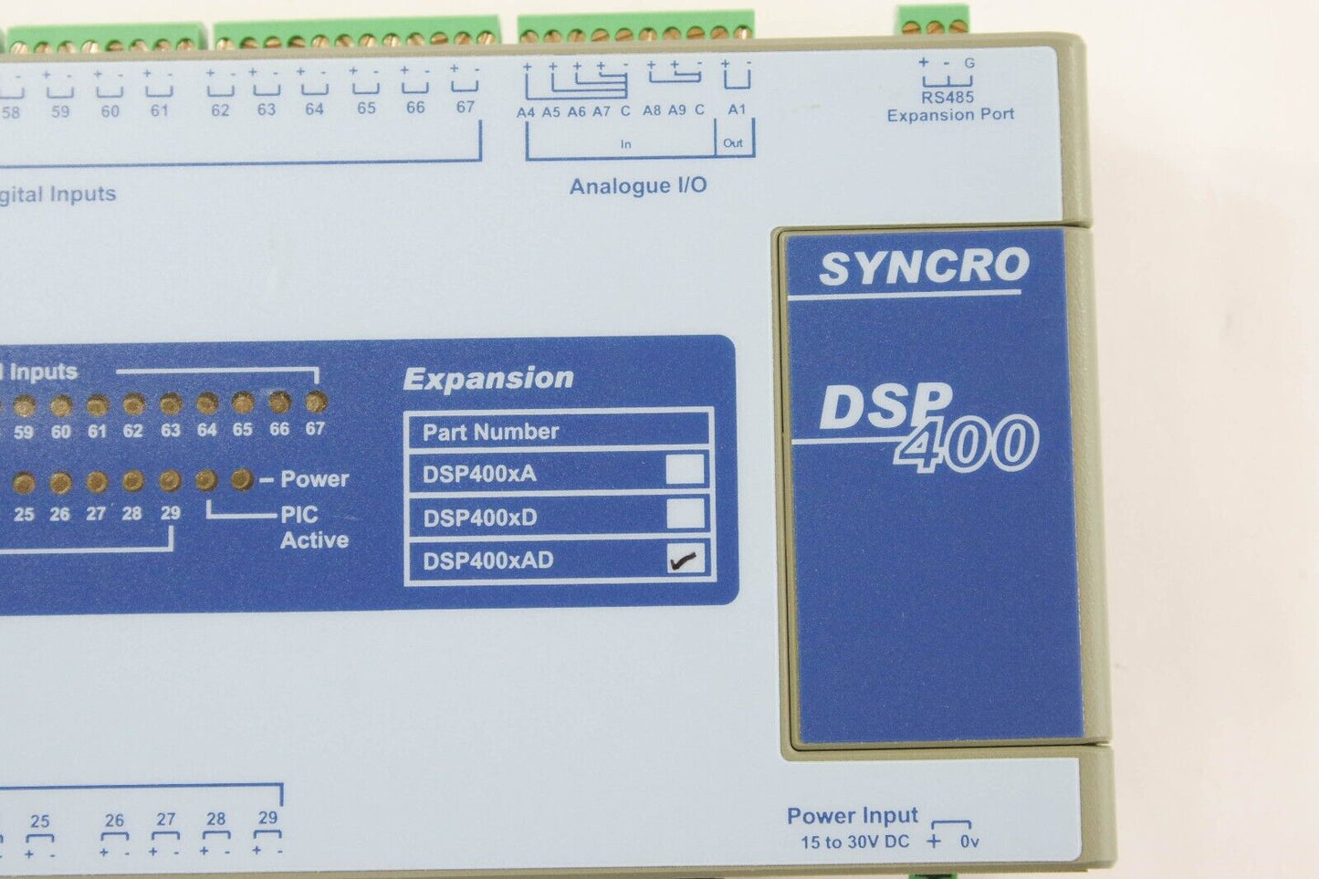 Syncro DSP400 / DSP400xAD Dsp 400 Plc IO Module For Fosber + 1 year Warranty