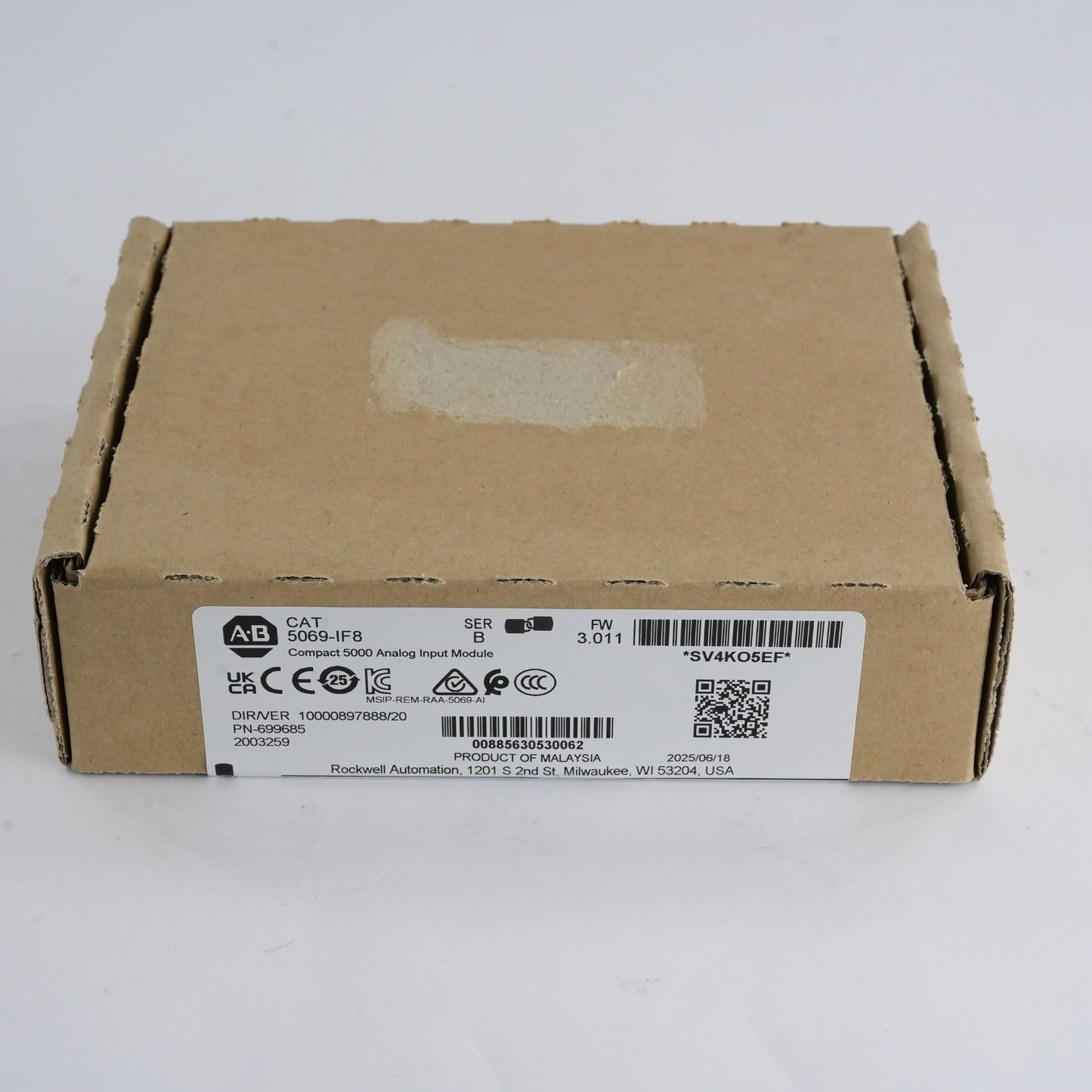 Allen Bradley 5069-IF8 /B Compact 5000 Analog Input Module - 2025 Sealed Surplus