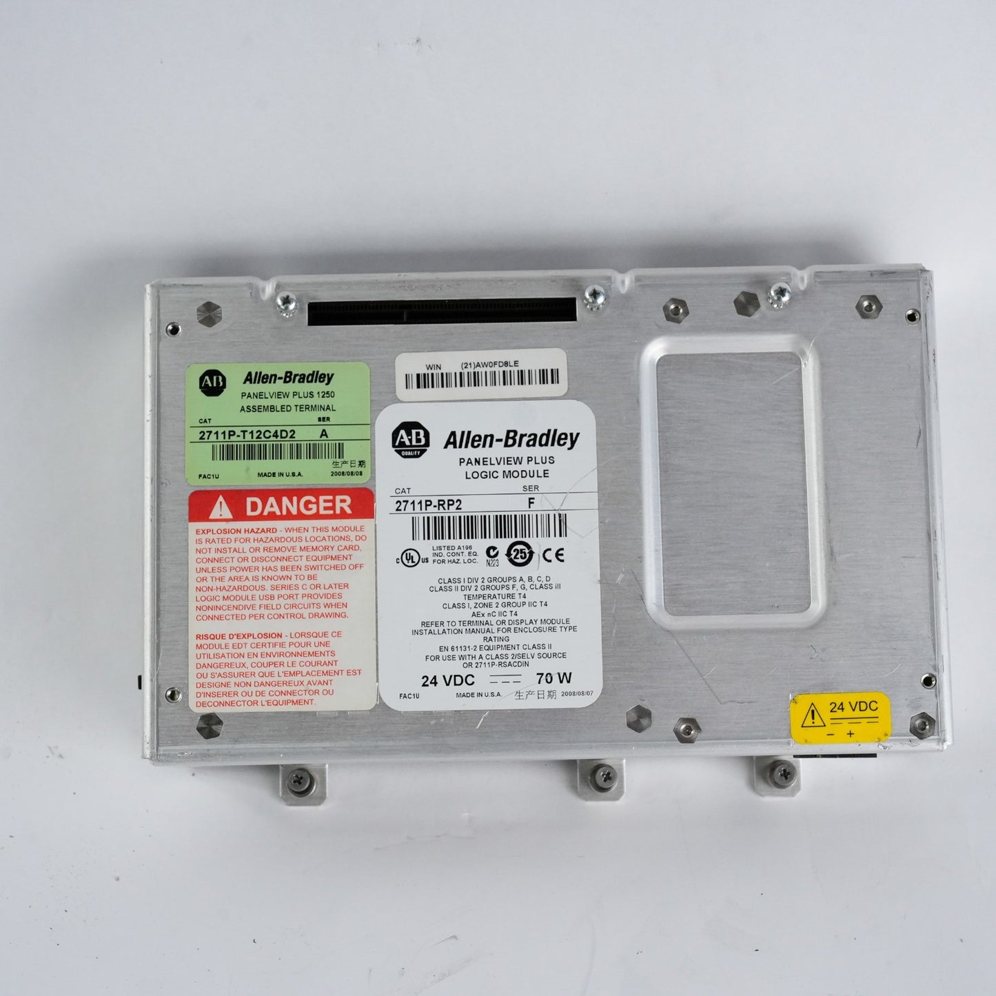 Allen Bradley 2711P-RP2 /F Panelview Plus Logic Module 2711PRP2