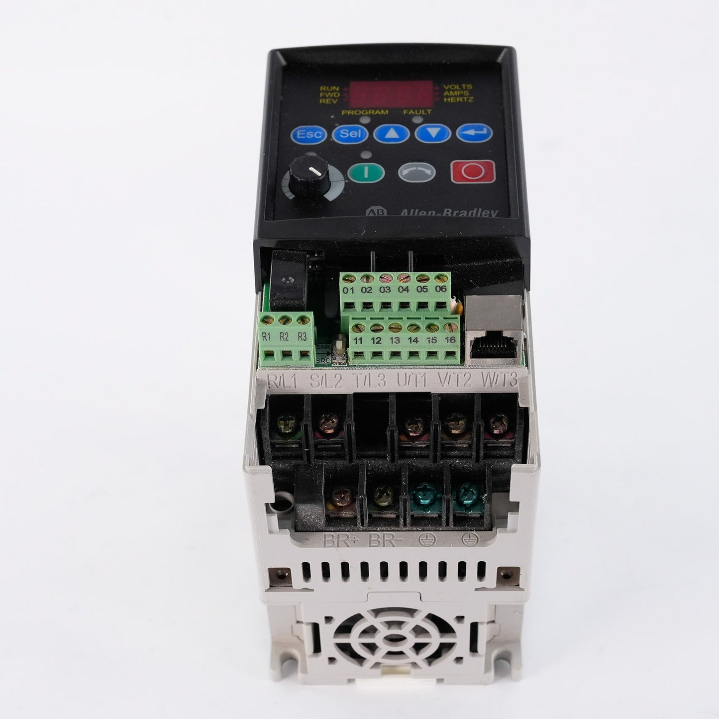 Allen Bradley 22A-V2P3N104 PowerFlex 4 AC Drive 120V 0.5HP 0.4kW 2.3A