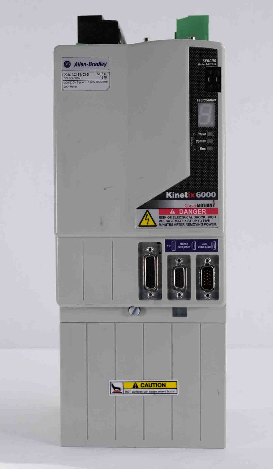 Allen Bradley 2094-AC16-M03-S /C Kinetix 6000 Integrated Axis Module 11kW 24A