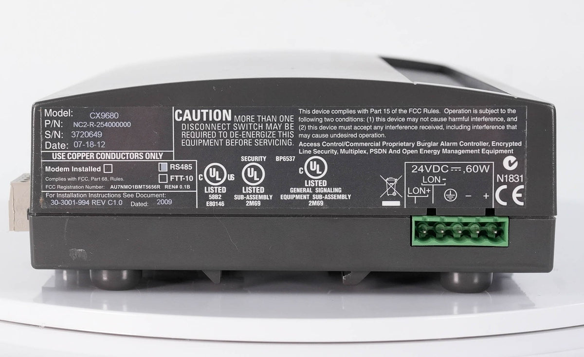 Andover Continuum NC2-R-254000000 CX9680  NetController II 254 Node NC2R25400000