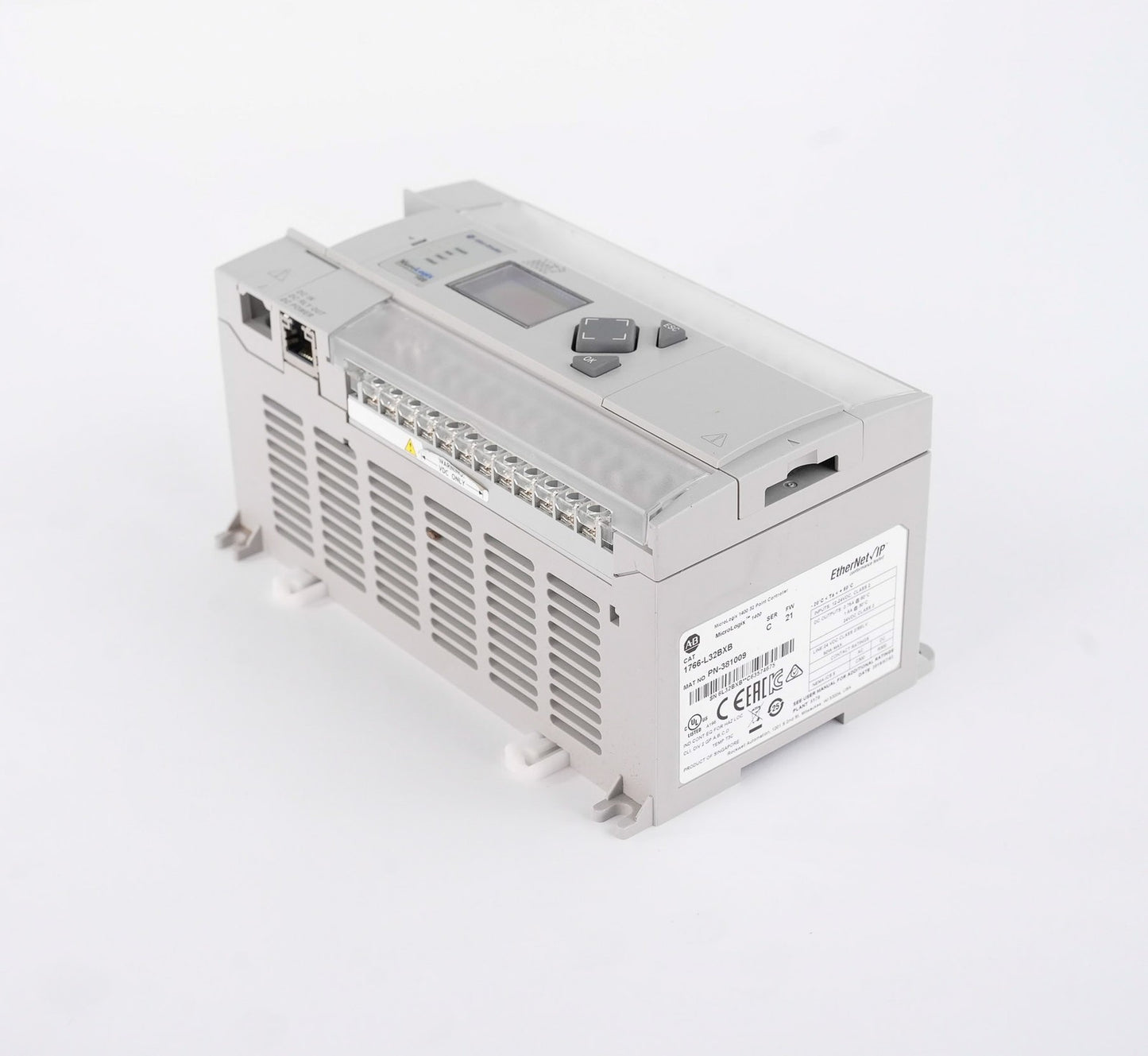 Allen Bradley 1766-L32BXB /C MicroLogix 1400 PLC 32-Point Controller 1766L32BXB