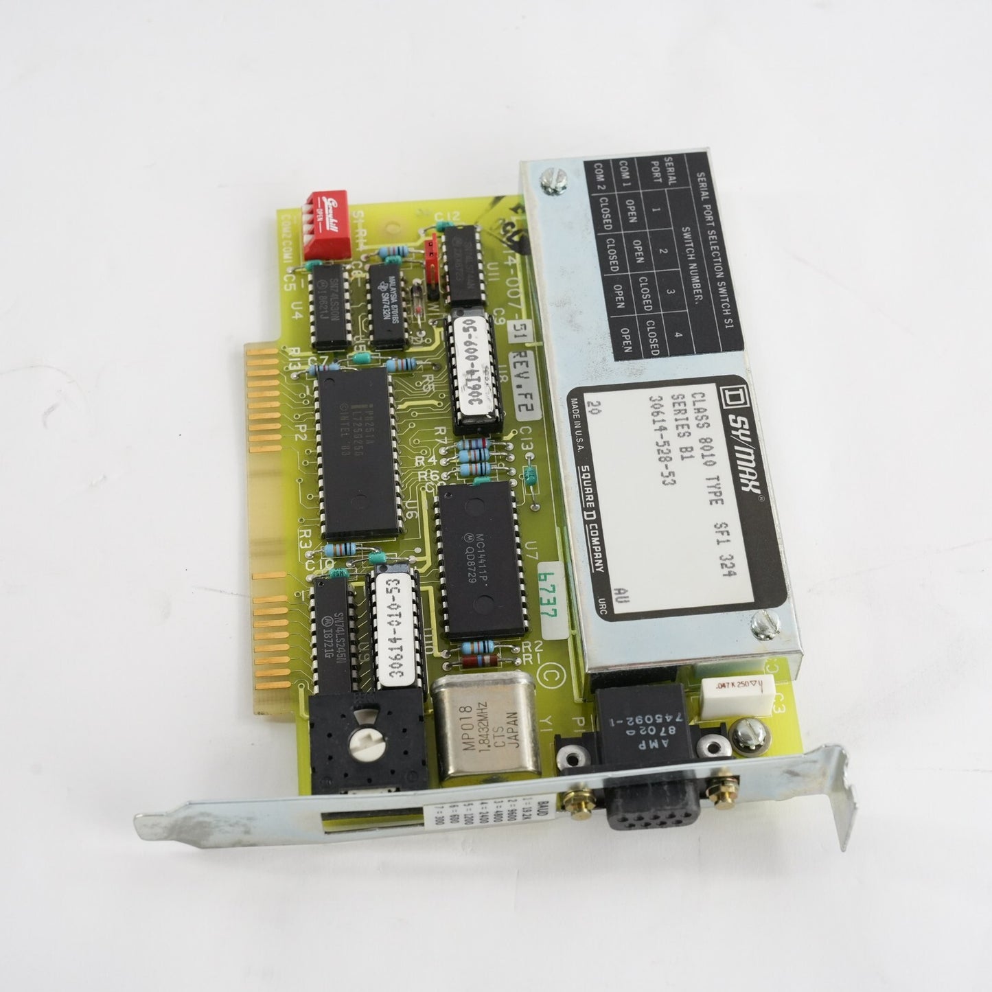 Square D Schneider - SY MAX PC Interface Card SFI-324 30614-528-53 Rev F2