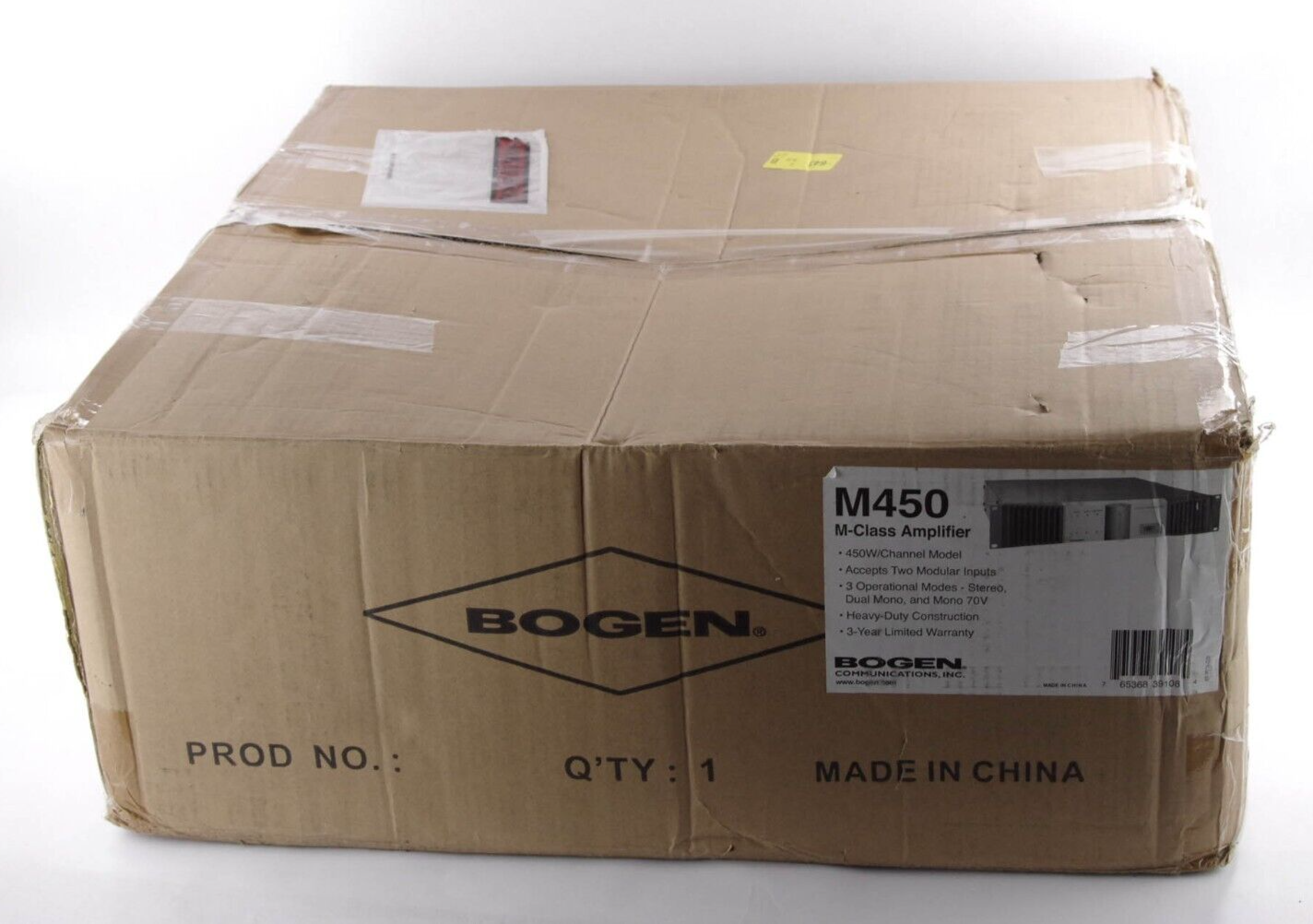 Bogen M450 M-Class 450 Watt Dual-Channel Amplifier