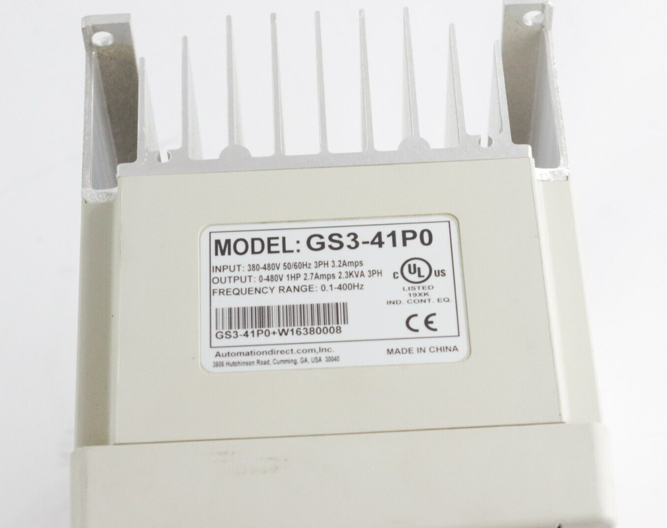 Automation Direct Dura Pulse GS3-41P0 VFD Drive 1.0 HP 480V 3 PH Modbus