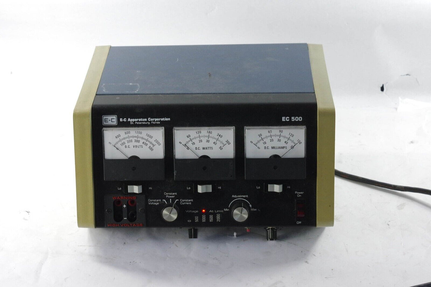 E-C APPARATUS EC-500 ELECTROPHORESIS POWER SUPPLY - Untested