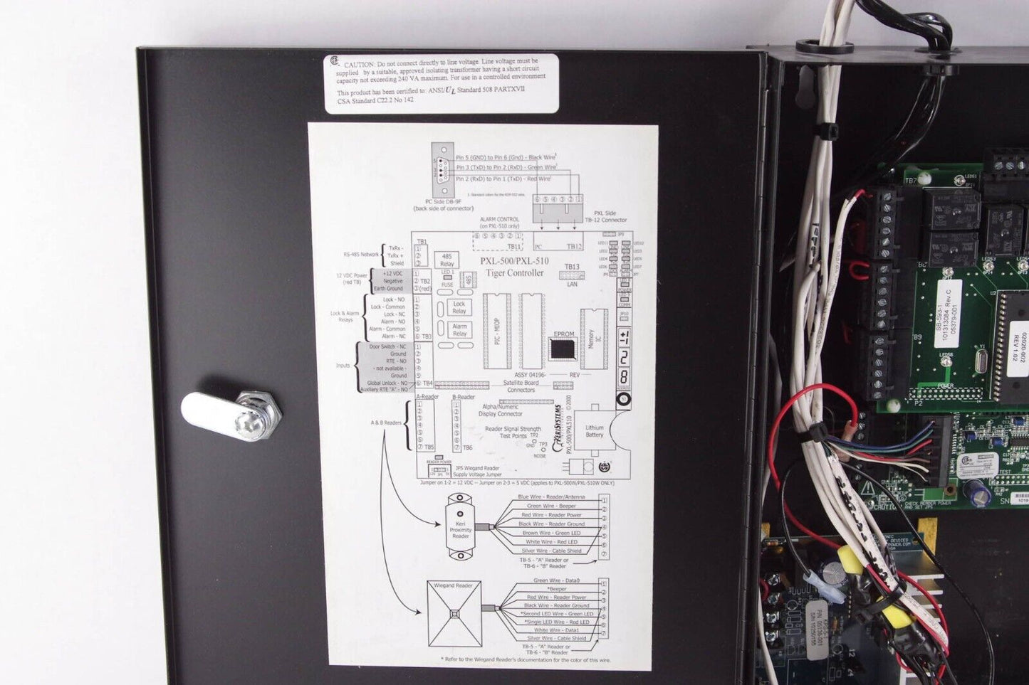 Keri Systems PXL-500/PXL-510 Tiger II Controller  04379-001 101313084 PXL-500P-1