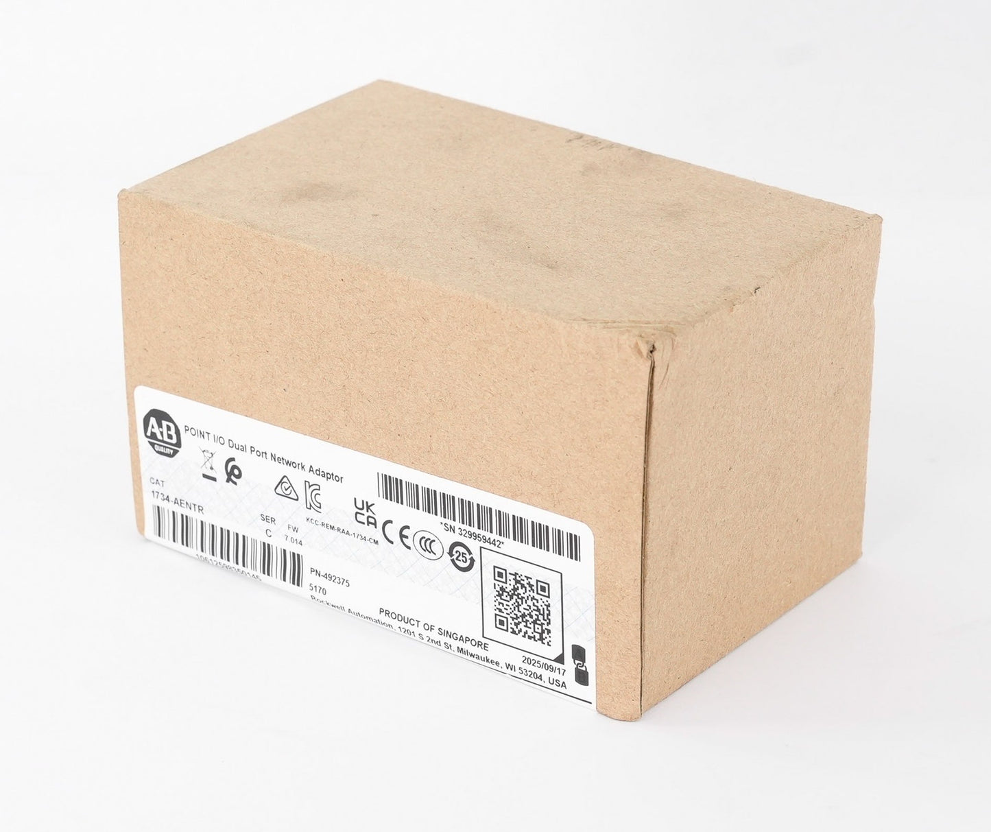 Allen-Bradley 1734-AENTR /C Point I/O Dual Port Network Adapter - Sealed Surplus