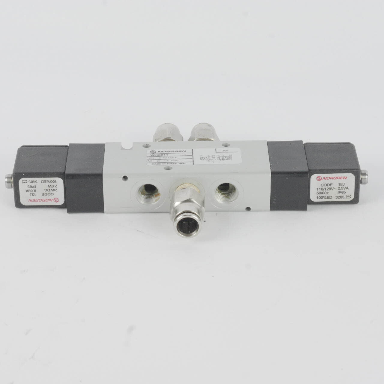 Norgren V610011 Directional Control Valve / 29-116 PSIG