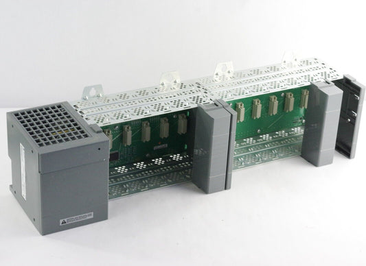 Allen Bradley 1746-P4 Ser A Power Supply w/ 1746-A13 Ser B 13-Slot Rack