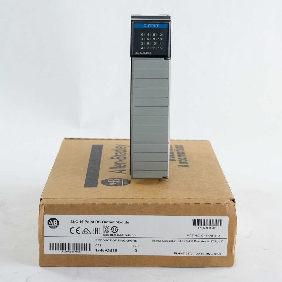 Allen Bradley 1746-OB16 /D SLC 500 16-Ch 24VDC Sourcing Output - Refurbished