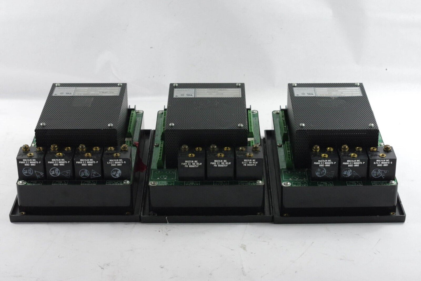 3x GE 169 PLUS-10C-120 GE MULTILIN 169 MOTOR MANAGEMENT RELAY / 169PLUS-10C-120