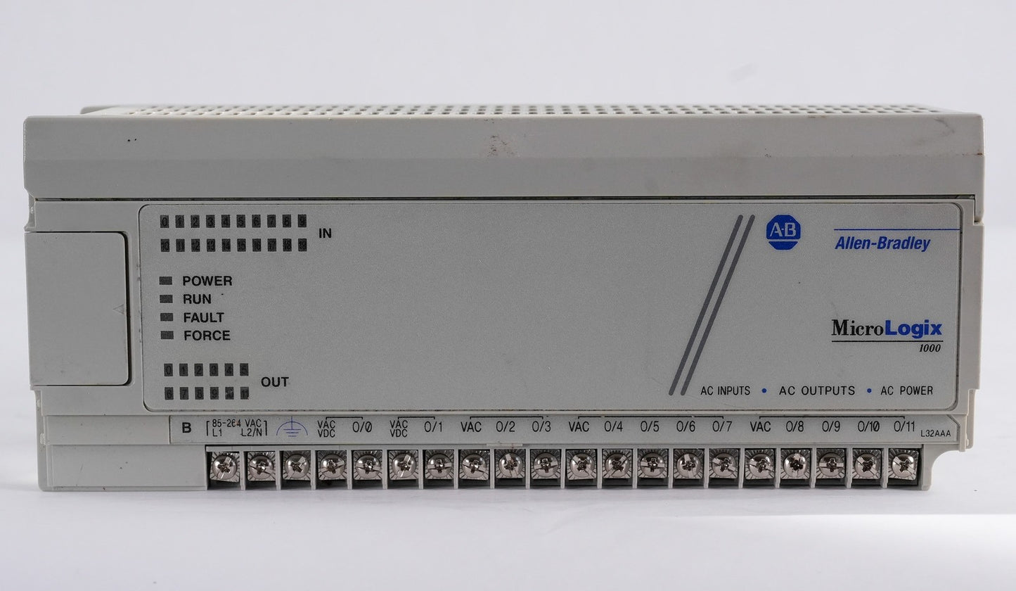 Allen Bradley 1761-L32AAA /E MicroLogix 1000 PLC 32-Pt Controller 1761L32AAA