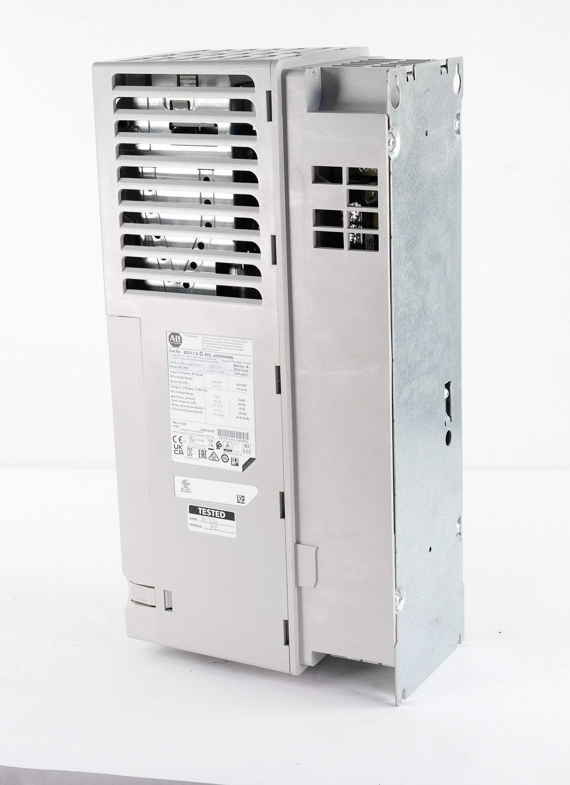 Allen Bradley 20G11ND8P0JA0NNNNN /A PowerFlex 755 AC Drive 480V 5HP 3-Phase