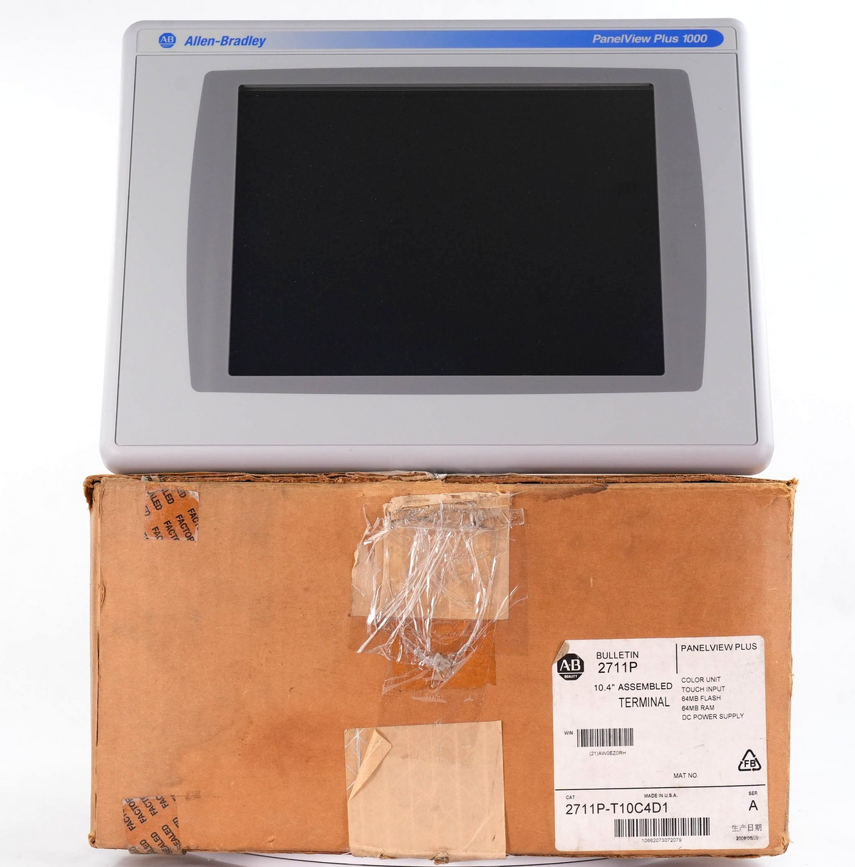 Allen Bradley 2711P-T10C4D1 /A PanelView Plus 1000 24VDC 2711P-RDT10C /B RP1 /G